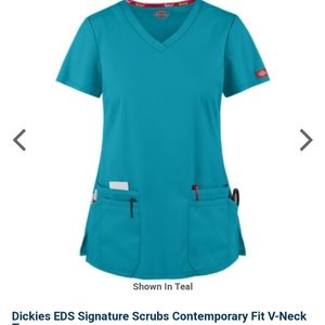 Scrub medical grade Dickies new set color teal XS